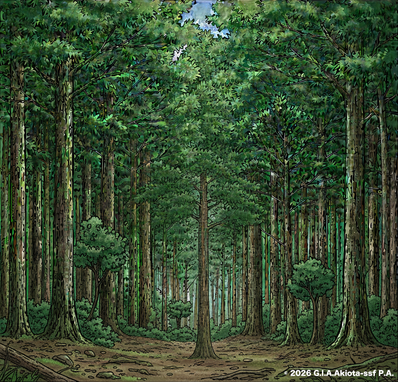 ① 放置された山林に困っている様子